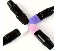 TEMU 4 piezas de fundas de boquilla de silicona duradera para Clarinete/Saxofón - Silenciosas, Conservadoras de Humedad, Cubiertas de ajuste universal