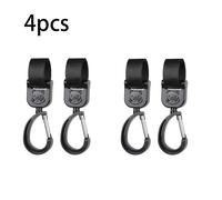 TEMU 4 Piezas de Ganchos Giratorios - Ganchos Multiusos para Cochecitos, Bolsas de Pañales, Bolsos y Equipaje