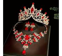 TEMU 4 piezas de lujosas y versátiles adornos para el cabello con forma de corona para de de , adornados con pedrería