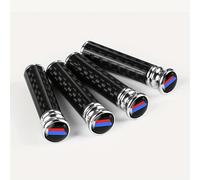 TEMU 4 Piezas de Manija de Cerradura de Fibra de Carbono para Automóvil, Cubierta de Perno de Cerradura, Adecuado para BMW 2 3 4 5 6 7 X1 X2 X3 X5 X6 X7, Accesorios Decorativos para Automóviles