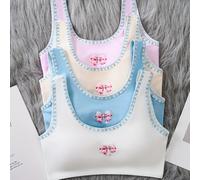 TEMU 4 Piezas de para Niñas y Adolescentes, Diseño Elegante con Bloques Coloridos e Inserciones Fijadas en Colores Sólido Sin Aros