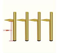 TEMU 4 piezas de patas de muebles de metal antiguas, soportes pesados para mesas, sofás, mesas de café, estanterías, acabado de metal , actualización de decoración para el hogar