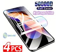 TEMU 4 piezas de película de hidrogel transparente para pantalla de Xiaomi Redmi Note 10 10S 11 11S 12 12S 13 14 Pro Plus