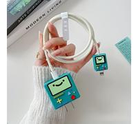 TEMU 4 Piezas de Protectores de Cables de Robot de Dibujos Animados, Cargador Rápido de 18W-20W con y Organizador de Cables, Regalo para Navidad y Halloween