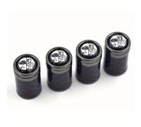TEMU 4 piezas de tapones de válvula de rueda de llanta de carbono para AMG, tapones de válvula de aire AMG para Mercedes-Benz