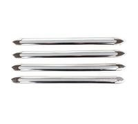 TEMU 4 piezas Protector de Parachoques CISILY para Vehículos, Antiarañazos de PVC Resistente con Adhesivo, Bordes de Puertas y Parachoques, Compatible con Camiones y SUV (Fácil Instalación)