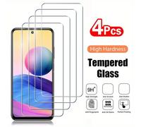 TEMU 4 protectores de pantalla de vidrio templado 2.5D 9H, compatibles con Redmi Note 10 Pro Max, Redmi Note 11 Pro+5G y Redmi Note 10 5G, fáciles de instalar, resistentes a los arañazos, sin y de
