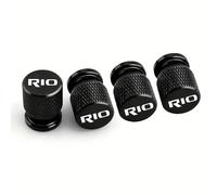 TEMU 4 tapones de válvula de neumático de aleación de aluminio para Kia Rio, diseñados para ser a prueba de polvo y a prueba de agua
