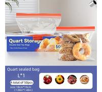 TEMU 40/50uds Bolsas de Plástico Selladas | Ideales para Guardar Snacks, Verduras, Frutas y , Refrigeración y Congelación, Reutilizables para Almacenamiento en Cocina y Mesa de Comedor