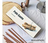 TEMU 40/80 piezas de incienso de Palo Santo premium, diámetro aumentado 2,8 mm, adecuado para meditación de yoga, y regalos.