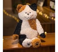 TEMU 40 cm/15,75 pulgadas Peluche de Gato de Calidad, Adorable de Peluche, Muñeco de Gato Kawaii, Regalo para Halloween y Navidad, Ideal para de Niños