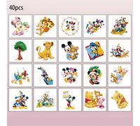 TEMU 40 Pegatinas de Tatuajes de y Minnie Navideñas Disney - Perfectas para Fiestas de , Recuerdos de , Juegos de y Regalos Ideales para