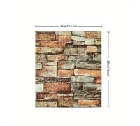 TEMU 40/ piezas/Set Papel Tapiz 3D con de Ladrillo de Espuma, Cuadrados de Espuma 3D, Adhesivo de Pared Impermeable, de Pared, Adhesivos de Decoración para Dormitorio y (35*38.5Cm, Color Opcional)