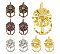 TEMU 40pcs Metal Brad sujetadores con anillos de , Mini Brad sujetadores de papel, Accesorios de decoración de cajones de puntuación, Para manualidades DIY cocina baño libros