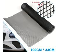 TEMU 40''x13'' Cubierta de rejilla de aluminio para parachoques de coche, red de rejilla de aleación de aluminio pintada, se a parachoques, ventilación del capó, abertura del vehículo