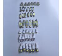 TEMU 42 Piezas Juego de Luces LED para Automóvil T10, Luces Interiores de Puerta, Lámpara de Lectura de Punta, Luces de Matrícula