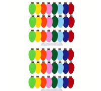 TEMU 48pcs/24pcs/Set, las últimas decoraciones esenciales para fiestas navideñas, banderines festivos de , adecuados para coronas coloridas y adhesivos ambientales en interiores y exteriores