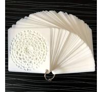 TEMU 48pcs Plantillas de Pintura de Puntos Mandala Perfectas para Proyectos de Pintura de DIY, Plantillas de Mandala para Pintar en Muebles de Madera (3.9x3.9 Pulgadas)