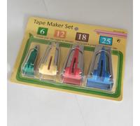 TEMU 4pcs/5pcs Accesorios de costura Consumibles Conjunto de instrumentos de costura Accesorios de costura Tamaño de la cinta de patchwork 5 Maker