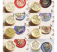 TEMU 4pcs/8pcs Sellos de Cera Exquisitos de la Serie Harry Potter, Perfectos para Tarjetas de Acción de Gracias, Sobres y Envoltura de Regalos - Destacando