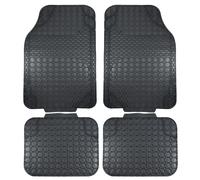 TEMU 4PCS Alfombrillas de Coche de Goma, Ajuste Universal, Para Todo , Antideslizantes, Fáciles de Limpiar