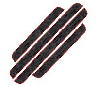 TEMU 4pcs Cubiertas de Goma para de Puerta de Coche Negras, Protectores de Panel de Puerta, Adornos Protectoras Antirrayas, Accesorios Decorativos para Exteriores de Coche