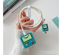 TEMU 4pcs Cubiertas de Protección para Cables de de Robot de Dibujos Animados, Envoltura para Cargador Rápido de 18w-20w con y Organizador de Cables, Regalo para Navidad y Halloween