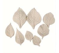 TEMU 4pcs Molde de silicona para prensar pasteles con simulada de hojas de hortensia y , moldes de clip de de hortensia, modelos