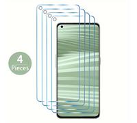 TEMU 4pcs Protector de Pantalla de Vidrio Templado Transparente para Oppo Find X3 X5 Lite Realme 2 Pro 3 Cobertura Completa HD