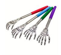 TEMU 4pcs Rascadores Telescópicos Extensibles y Coloridos - Diseño de Garra Metálica Portátil para Áreas Difíciles de , Rascador Portátil | Mango de Agarre Único | Rascador Duradero