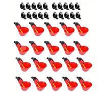 TEMU 5/10/20 piezas Bebederos Automáticos para Pollos - de Agua Automático para Aves, Tazas de Agua para Pollos, Bebederos para Pollos, Fuentes para Aves, Bebederos y Comederos para Pollos