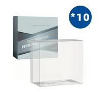 TEMU 5/10-Pack Fundas Protectoras PET para de Entrenamiento Elite - Estuche Rectangular Duradero, Resistente a Arañazos y Golpes, Seguridad del Equipo, Diseño Transparente Minimalista, Estructura