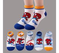 TEMU 5 de calcetines de Spiderman de Marvel "¡! Calcetines de Spiderman - ¡Los Disfrutan del Diversión de !" Calcetines de Media Caña para Adolescentes, Calcetines Cortos para Niños