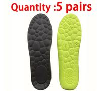 TEMU 5 de plantillas ligeras y suaves diseñadas para zapatos deportivos e informales, que comodidad y reducen el dolor en los pies