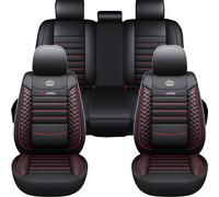TEMU 5 Fundas de Asiento para Auto Transpirables, Ajuste Ergonómico con Soporte Lumbar - Diseño en con Costuras y Ventilación de Malla, Duraderas y Cómodas, Compatible con SUVs, Sedanes y Coches