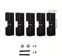 TEMU 5 piezas de estante de almacenamiento para carretes de pesca, tablero perforado, accesorio de exhibición para carretes de caída de agua y spinning.