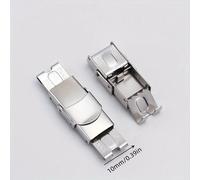 TEMU 5 Piezas de Hebillas para Pulsera DIY, Cierres de Acero Inoxidable con Hebilla y Cordón