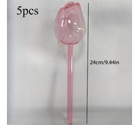 TEMU 5 piezas de máquina de riego automático de tulipanes | , accesorios para plantas en macetas, decoración de micro paisaje, del Día de la , regalo de inauguración de la casa, de plástico