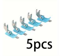 TEMU 5 piezas de prensatelas para máquina de coser industrial, SP-18 y , prensado de hilo con , accesorio de costura Oxford para de - plateado
