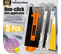 TEMU 5 protectores de pantalla de que admiten desbloqueo por , compatibles con Samsung Galaxy S21, S22, S23, S24, S25 Ultra, S20 FE, S25 Plus, y también adecuados para Samsung A56, A52, A53, A54, A55