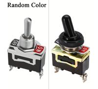 TEMU 5 uds de palanca para coche y barco de resistencia, 15 A 250 V 2 pines de encendido/apagado, con de