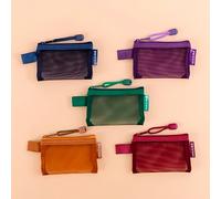 TEMU 5 uds/set Mini bolsa de almacenamiento de malla de nailon, portátil, con cremallera, , sin perfume, no impermeable, con , para mujeres, viajes, regalos de Navidad, Halloween