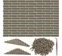 TEMU 50/100pcs 1:35 Mini Bloques De Construcción Mini Ladrillo Realista Pequeños Micro Para Construcción De Accesorios De Paisaje DIY Jardín