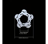 TEMU 50/100pcs, Clips para Globos, Soporte para de Globos, Conectores para Globos, Soporte para Columnas de Globos, Guirnaldas para , , Baby Showers, Decoraciones de Halloween, Decoraciones de Navidad