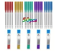 TEMU 50 Agujas de punta universal para máquinas de coser domésticas como Singer, Brother y en 5 tamaños: HAX1 65/9, 75/11, 90/14, 100/16, 110/18