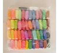 TEMU 50 Colores, Arcilla Creativa Multicolor para Secar al Aire, con Kit de Herramientas y Tutorial, Ideal para Niños y Niñas, Inteligencia, Formas Ilimitadas, Estimula