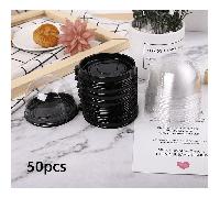 TEMU 50 Piezas de Cajas Transparentes Mini para Postres con Tapas - Envases para Pastelería Ideales para , Fiestas, Panaderías, , Cupcakes - Contenedores Higiénicos para Hornear