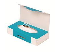 TEMU 50 piezas de hilo dental expandible super flosser para limpieza profunda entre dientes, diseño con borla blanca desechable, herramienta para mantener la higiene bucal y limpiar los dientes