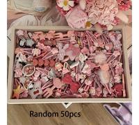 TEMU 50 Piezas de Horquillas Hello Kitty Rosa, Set de Pasadores KT Cat, Accesorios Decorativos Pequeños para Fiesta de San Valentín con My Melody, Regalo para Fiestas