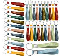 TEMU 50 Piezas de Llaveros Motivacionales en Bolsa - Regalos de Agradecimiento para Empleados, Llaveros de Silicona